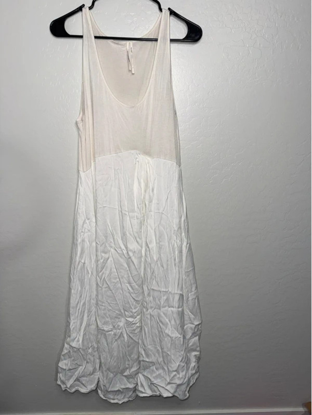 Anthropologie The Gemini Maxi Dress Sleeveless Tank Size L Beach vacation cruise